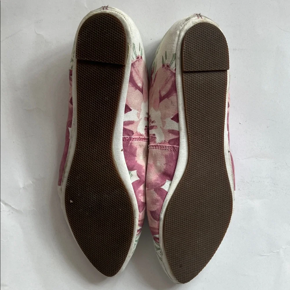 Diesel Floral plum and white Flats with box - Picture 3 of 12